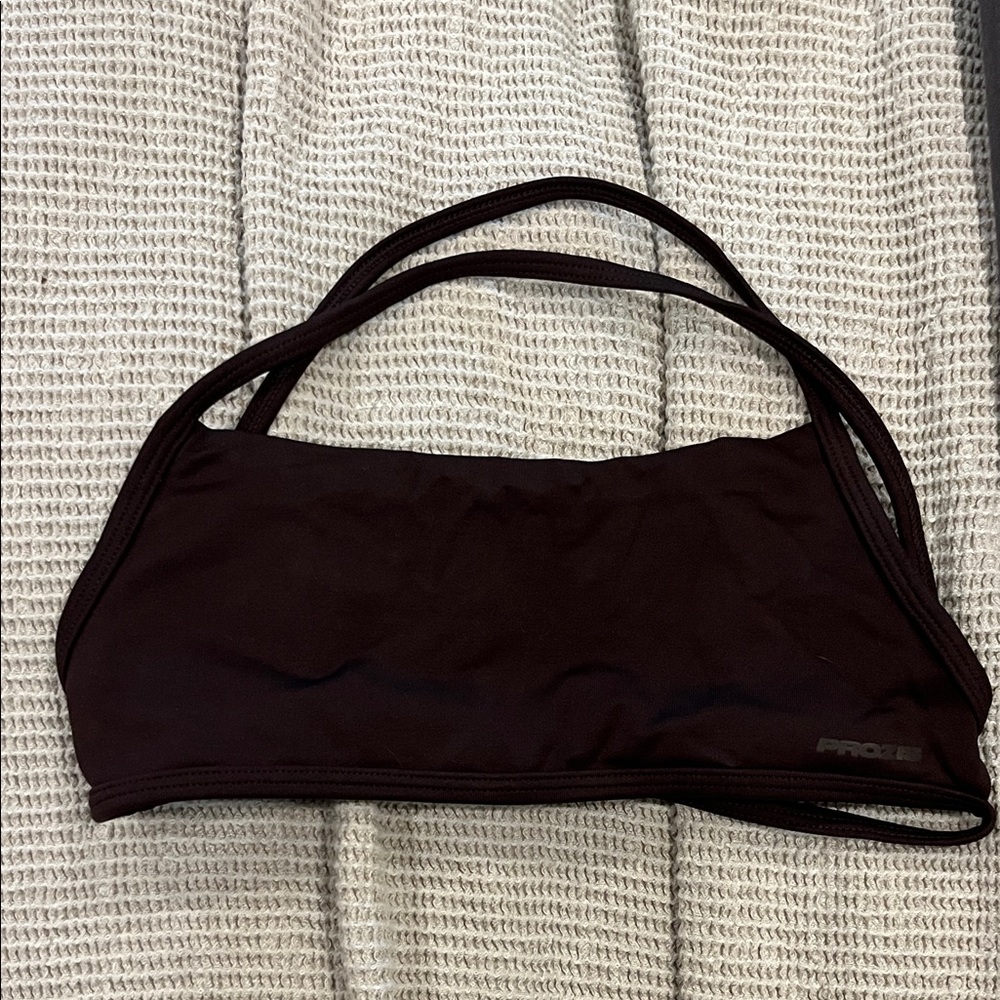 Brand new Brown Workout Top S